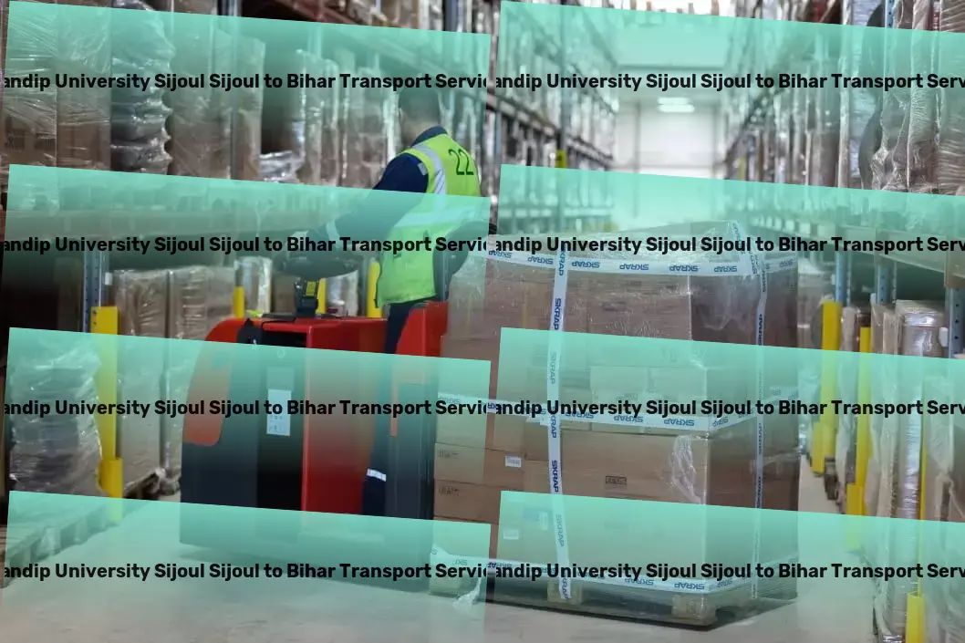 Sandip University Sijoul Sijoul to Bihar Part Load Transport India's logistical challenges, solved with ease by us! - Cross-border transport services