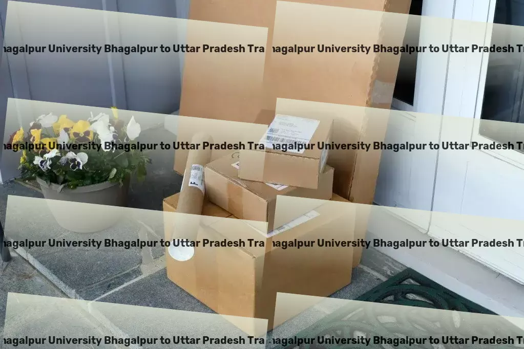 Tilka Manjhi Bhagalpur University Bhagalpur to Uttar Pradesh Luggage Courier Multi-regional transport solutions