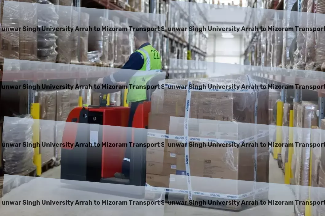 Veer Kunwar Singh University Arrah to Mizoram Courier And Parcel Your logistics, our priority: Excellence in Indian transport! - Business logistics