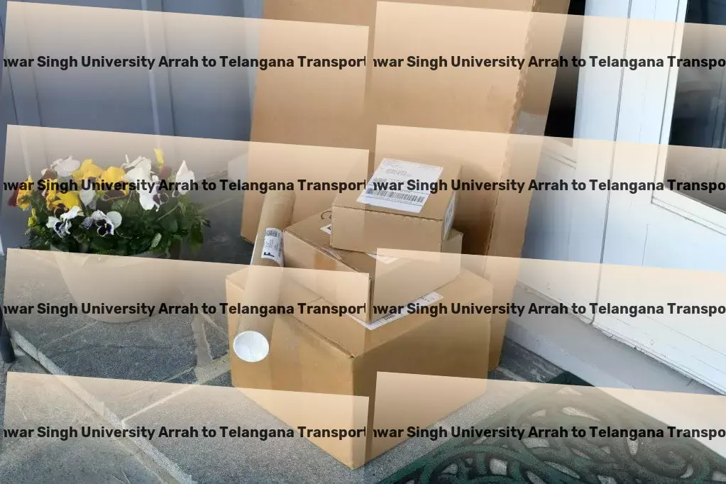 Veer Kunwar Singh University Arrah to Telangana Cargo High-speed logistics services